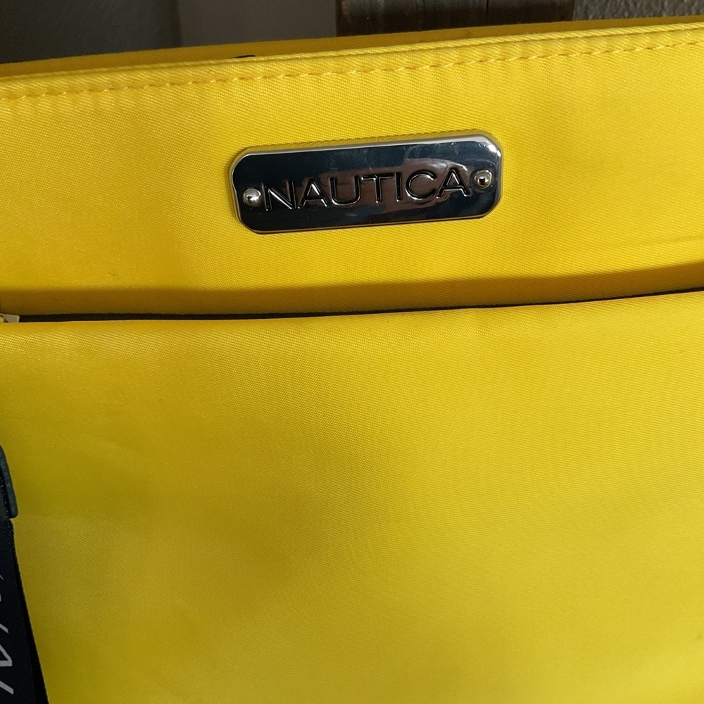 Nautica Vibrant Yellow Crossbody Bag - Picture 3 of 10